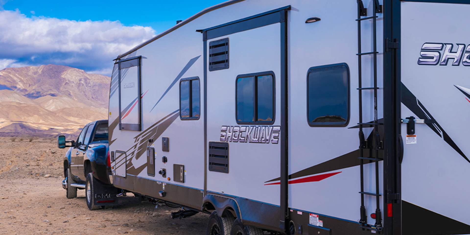 RV windows on a travel trailer